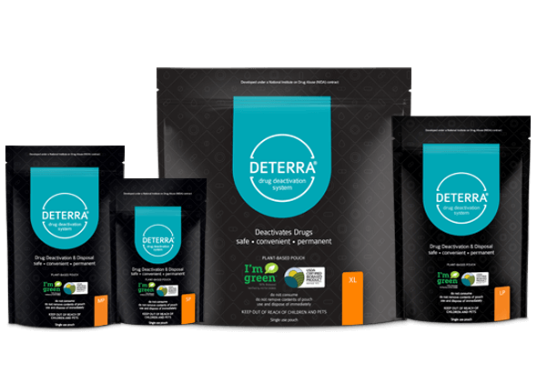 All Deterra Pouches