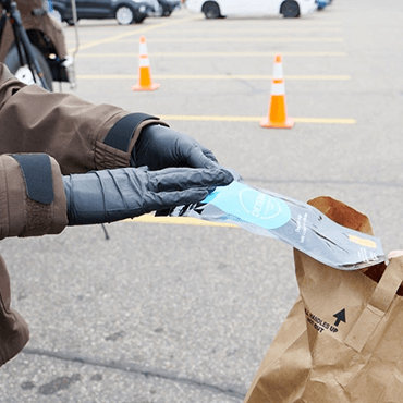 Sheriff handing out Deterra